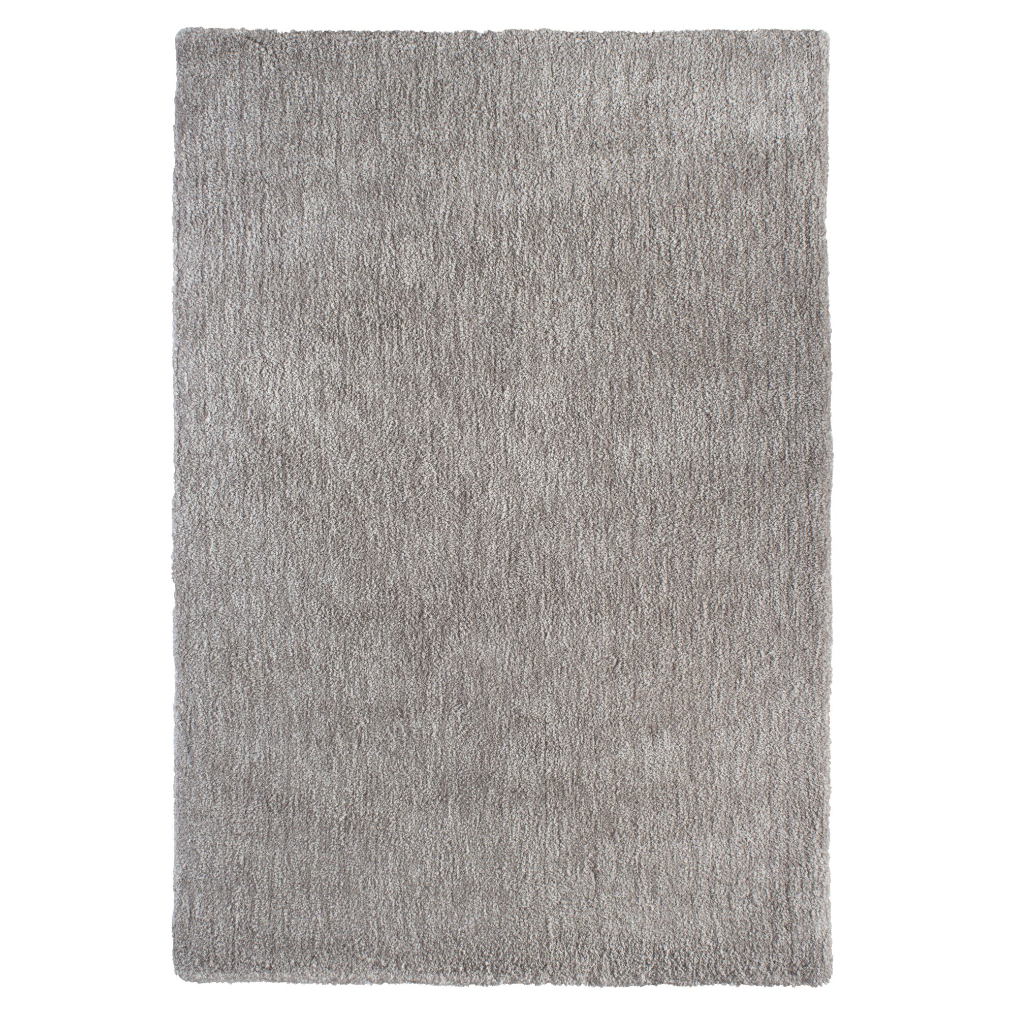 Beigefarbener Hochflor-Teppich