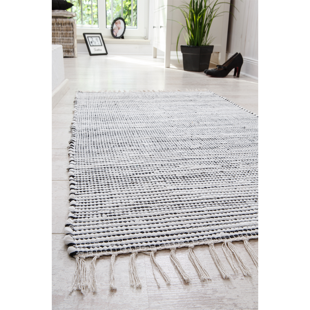 Teppich "Kentucky" schwarz-weiß-grau 60 x 120 cm + product picture