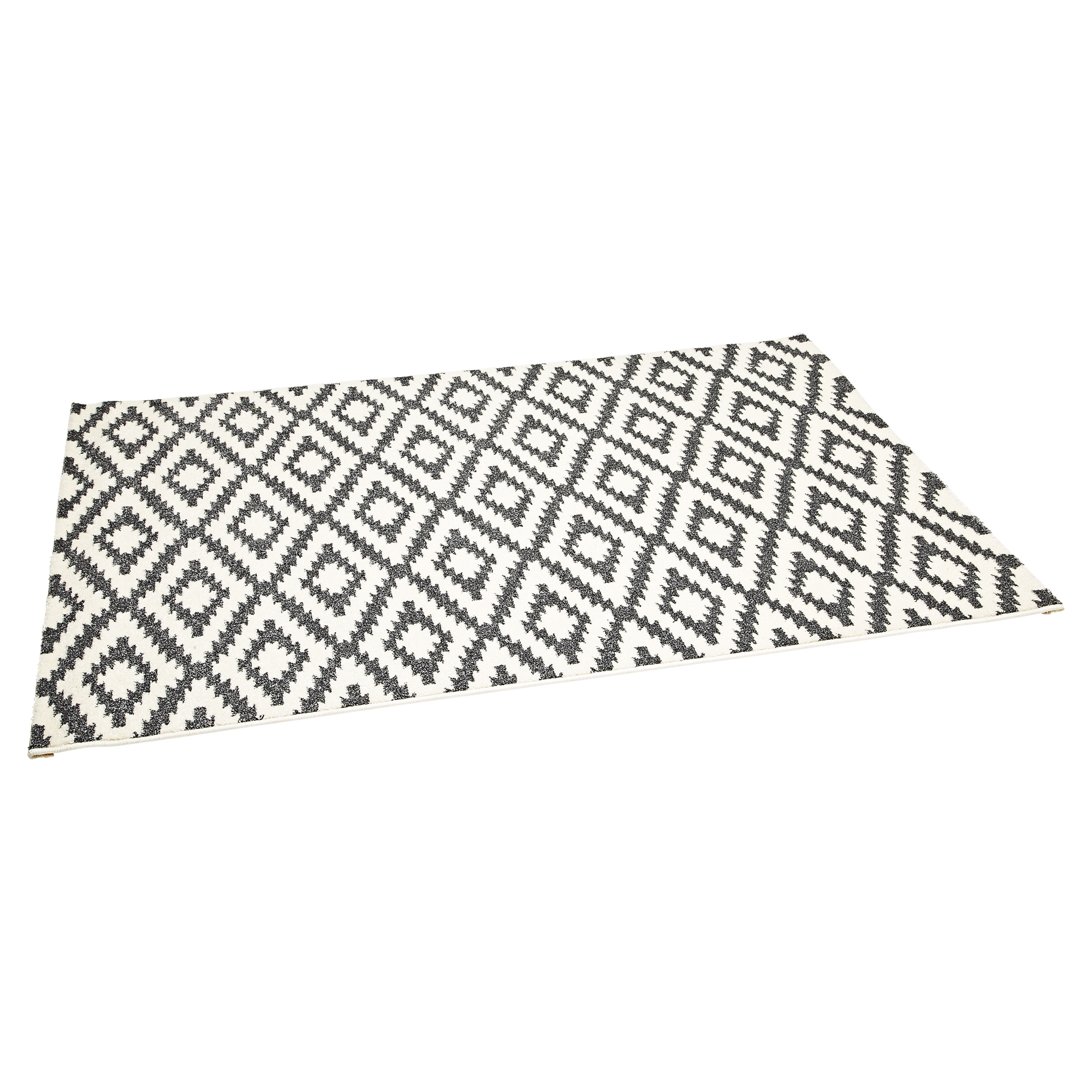 Teppich "Rhomb" creme-grau 133 x 190 cm + product picture