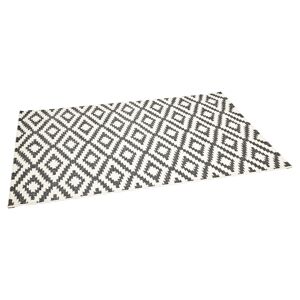 Teppich "Rhomb" creme-grau 133 x 190 cm