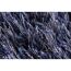 Blau-grauer Hochflor-Teppich Nahaufnahme