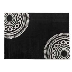 Teppich 'BB Balance' schwarz/weiß 160 x 230 cm