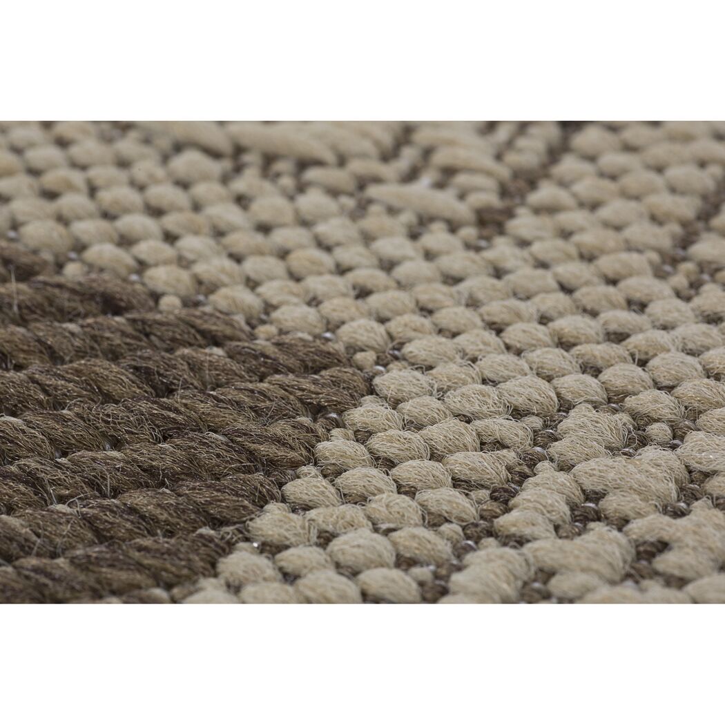 Nahaufnahme des Teppichs Utah in Beige