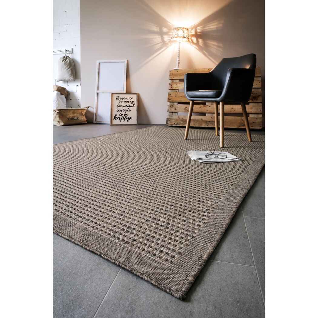 Brauner Teppich Savannah