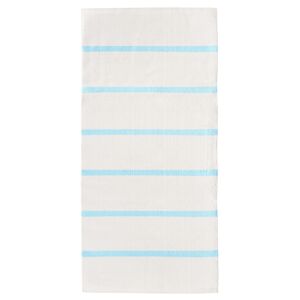 Teppich 'Missouri Stripe' creme/hellblau 60 x 120 cm