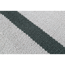 Verkleinertes Bild von Teppich 'Missouri Stripe' silbern/dunkelgrün 60 x 120 cm