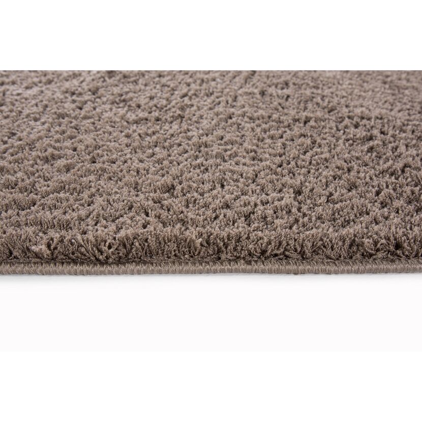 Nahaufnahme des Teppichs CALA BONA in taupe
