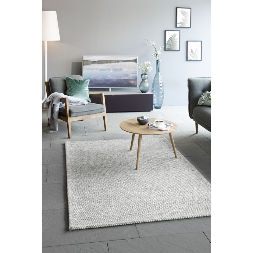 Teppich 'BB Brave' silber 140 x 200 cm