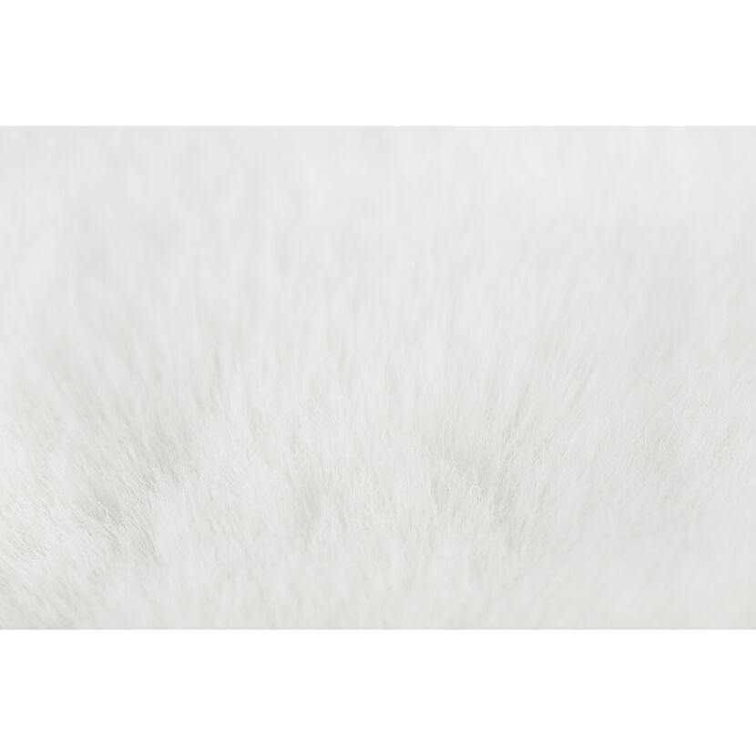Kunstfell 'Cingoli' 55 x 80 cm weiß