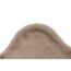 Nahaufnahme von Kunstfell in Taupe