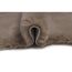 Kunstfell Teppich in Taupe, 55 x 80 cm, Nahaufnahme