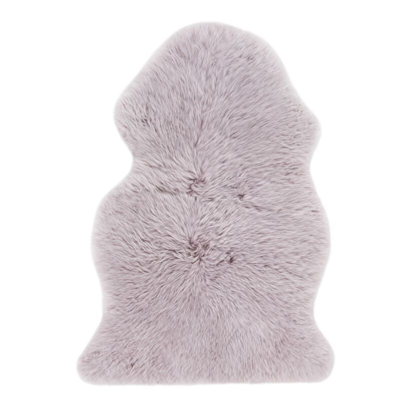 Flauschiges Schaffell in Mauve