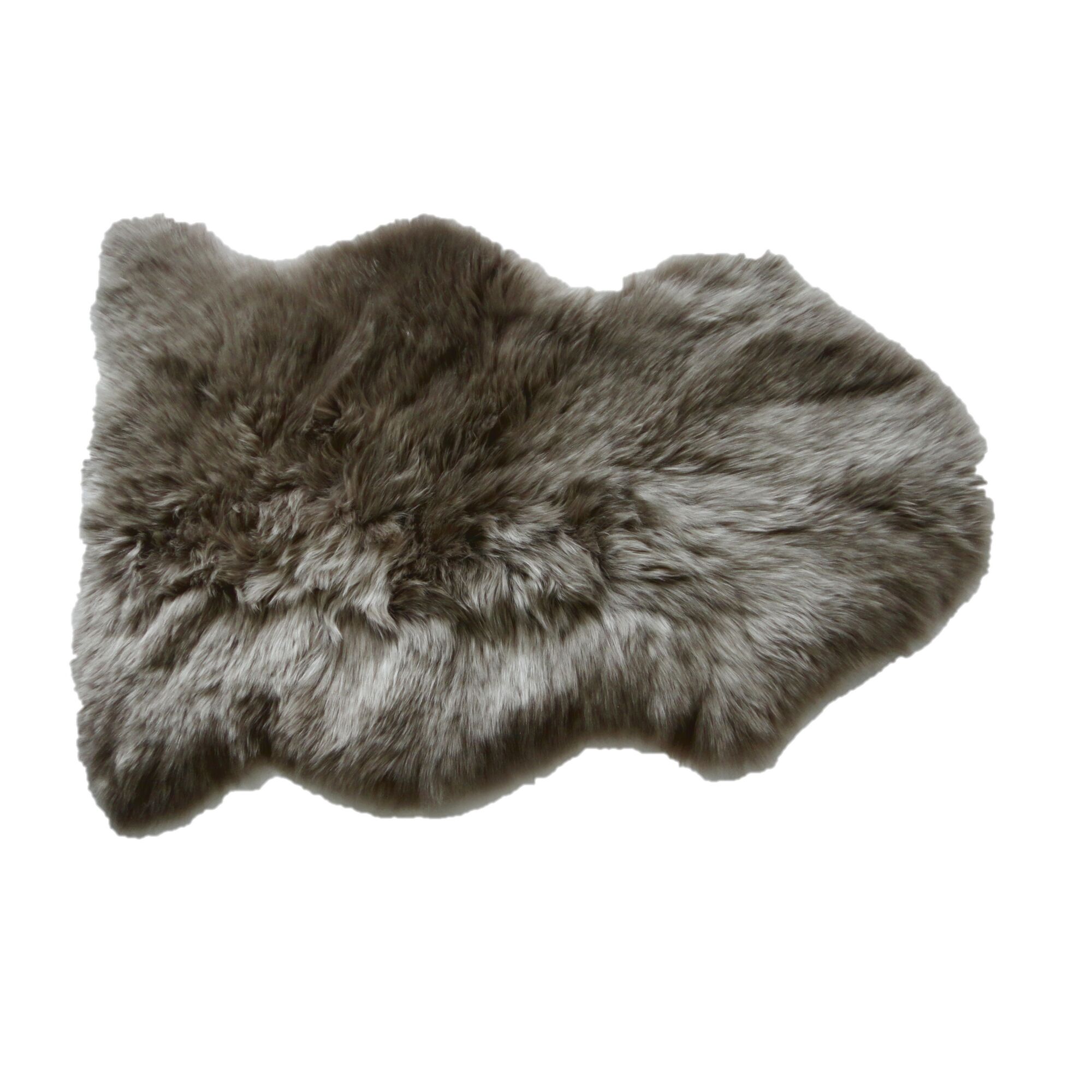 Flauschiges Schaffell in Braun