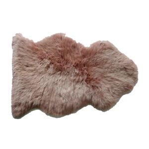 Schaf-Fell rosa 85 x 55 cm