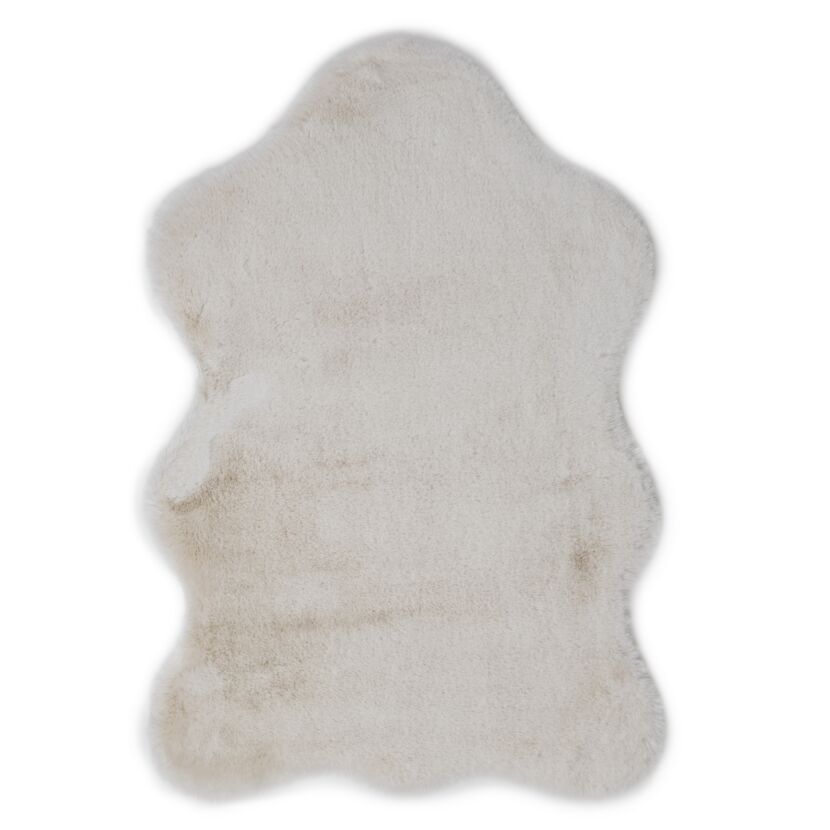 Kunstfell 'Cingoli' beige 55 x 80 cm