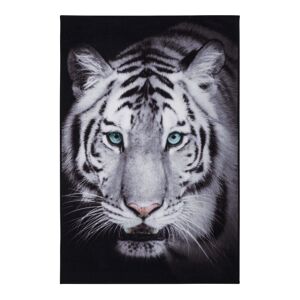 Teppich 'Tiger' schwarz/weiß 100 x 150 cm