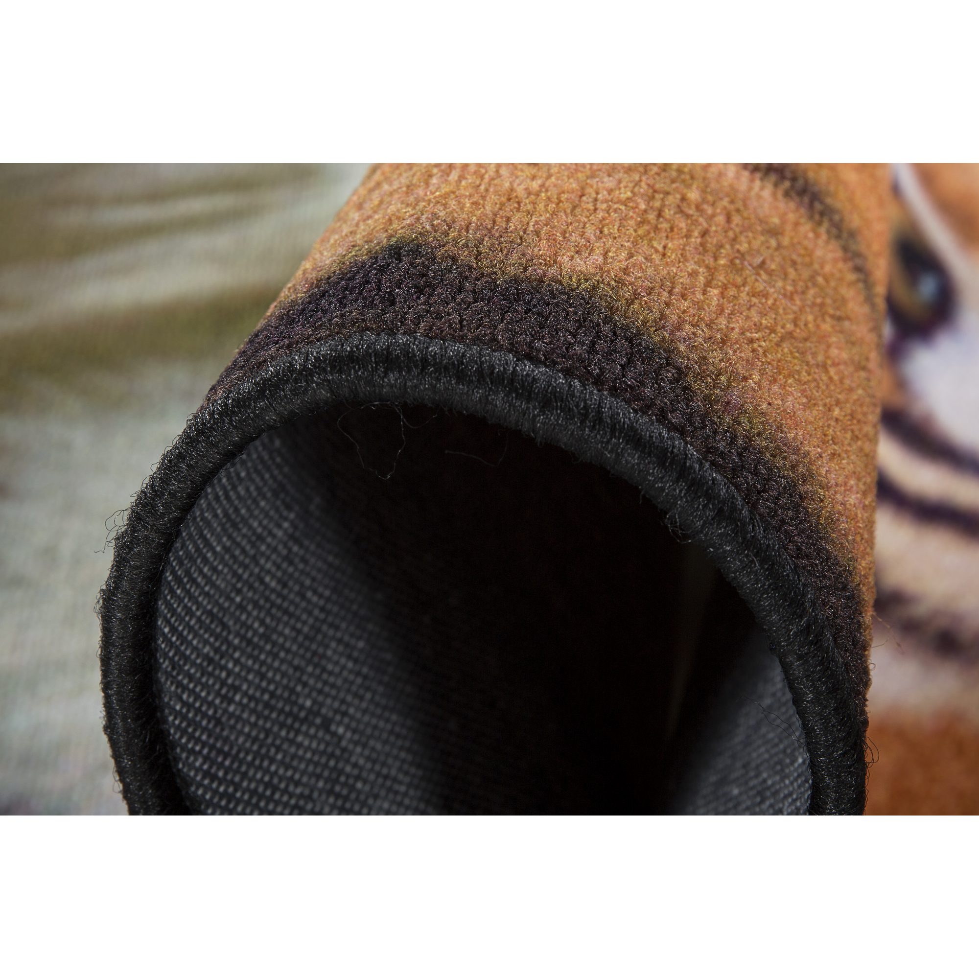 Teppich 'Tiger' schwarz/braun 100 x 150 cm + product picture