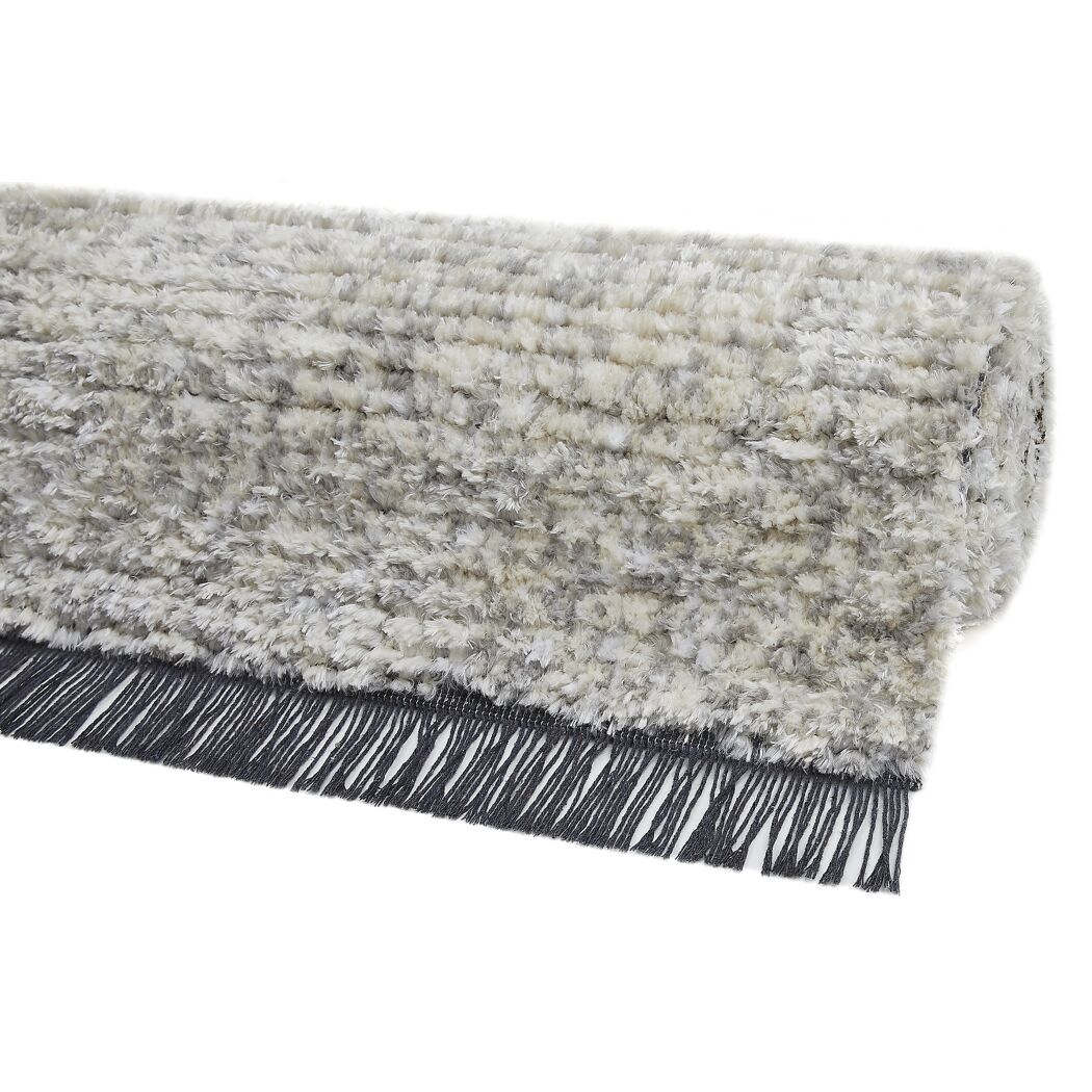 Beige-grauer Teppich Ovada, 120 x 170 cm, gerollt