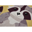 Verkleinertes Bild von Teppich 'Funny Animals Waschbär' mehrfarbig Ø 60 cm