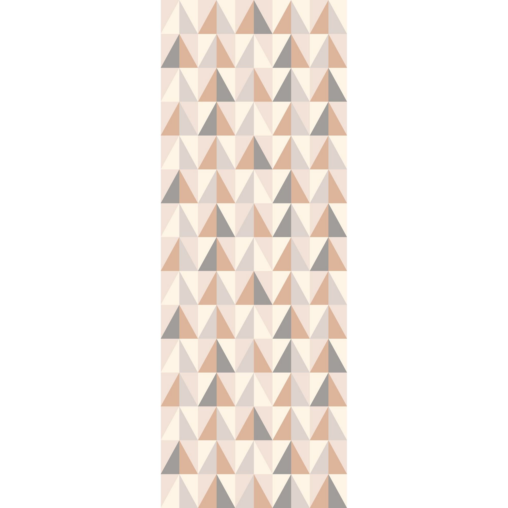 Läufer "Capella" mit Dreiecken in Beige und Grau