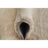 Nahaufnahme Teppich Loano, beige, gerollt