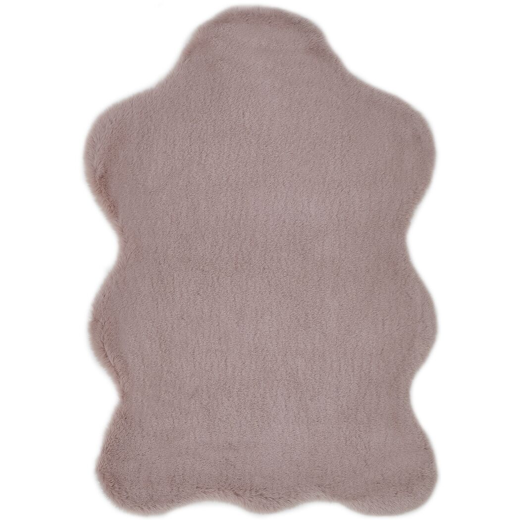Altrosa Kunstfell Teppich