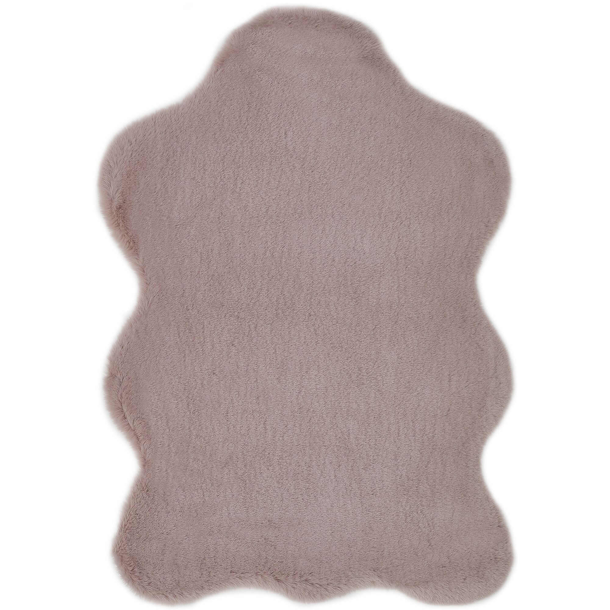 Altrosa Kunstfell Teppich