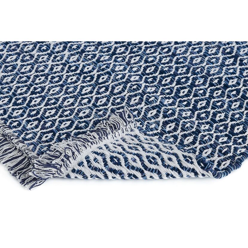 Blauer Teppich Salbu, Nahaufnahme