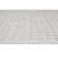 cremefarbener Teppich mit geometrischem Muster