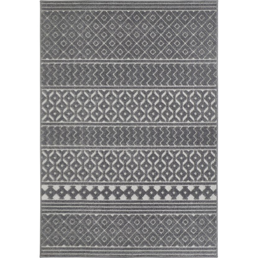 Teppich 'Layton' grau 160 x 230 cm