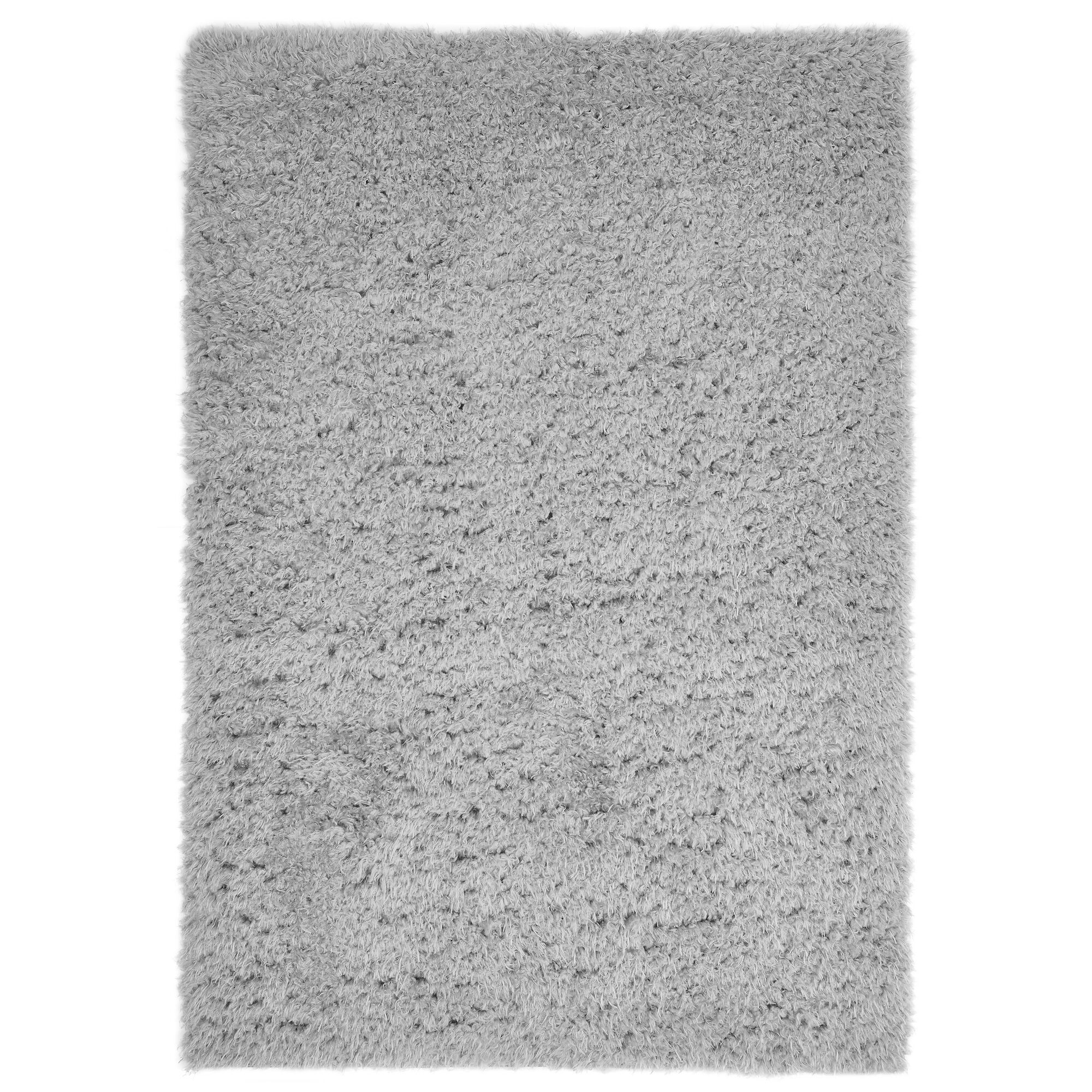 Hochflorteppich Bacoli grau