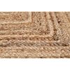 Nahaufnahme eines Teppichs aus Jute