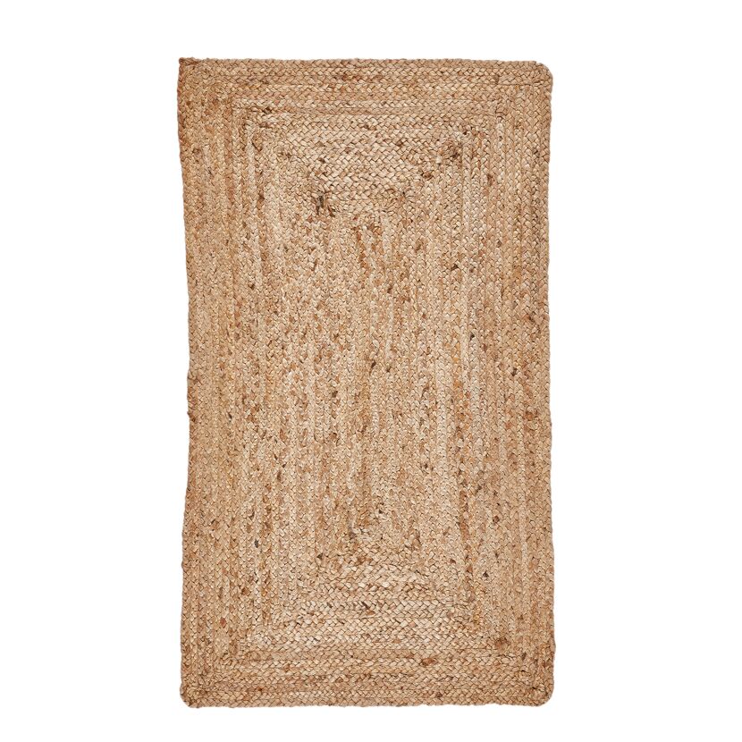 Naturfarbener Juteteppich Silas