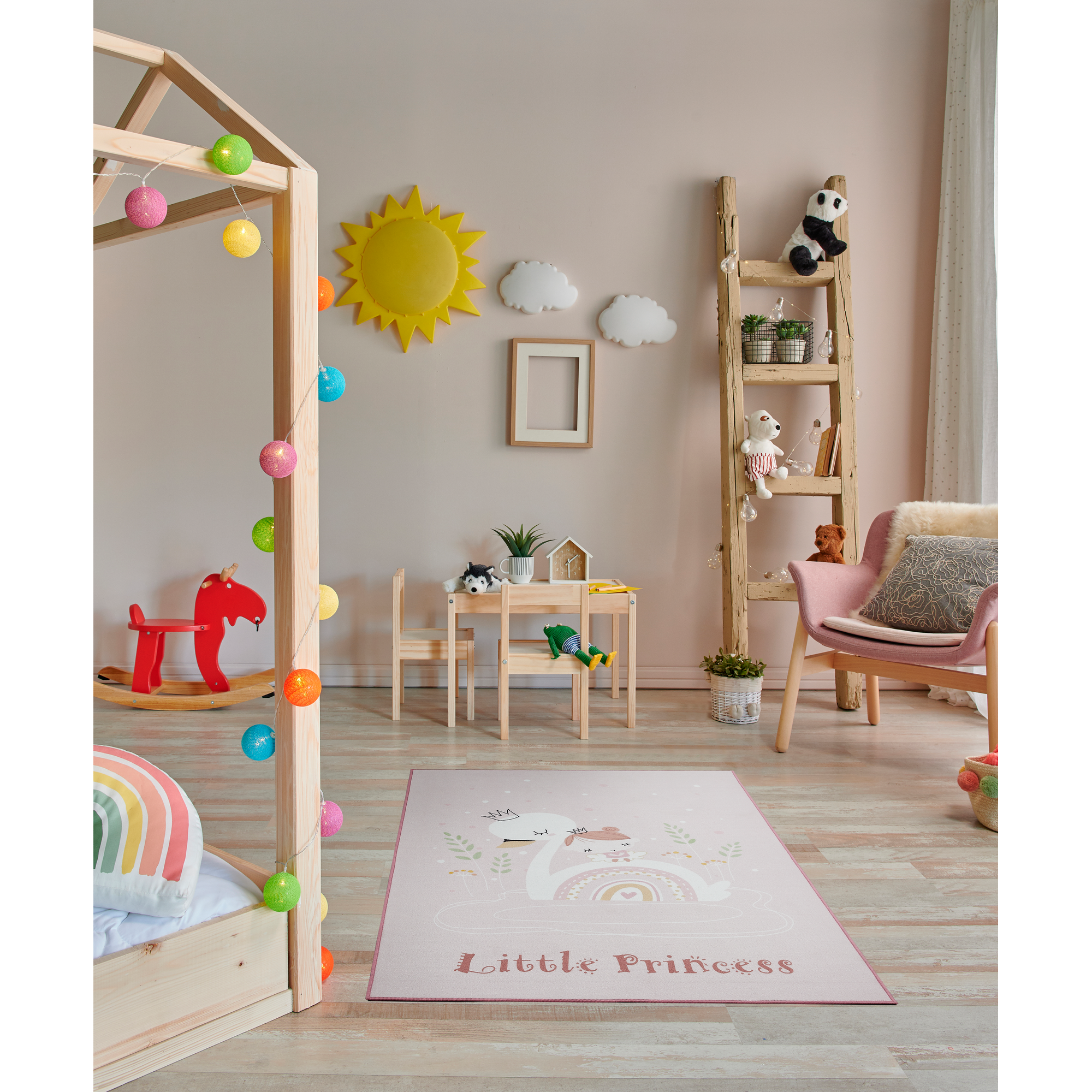 Teppich 'Elfi' rosa 80 x 150 cm + product picture