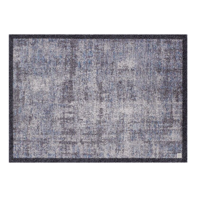 Blau-graue Fußmatte