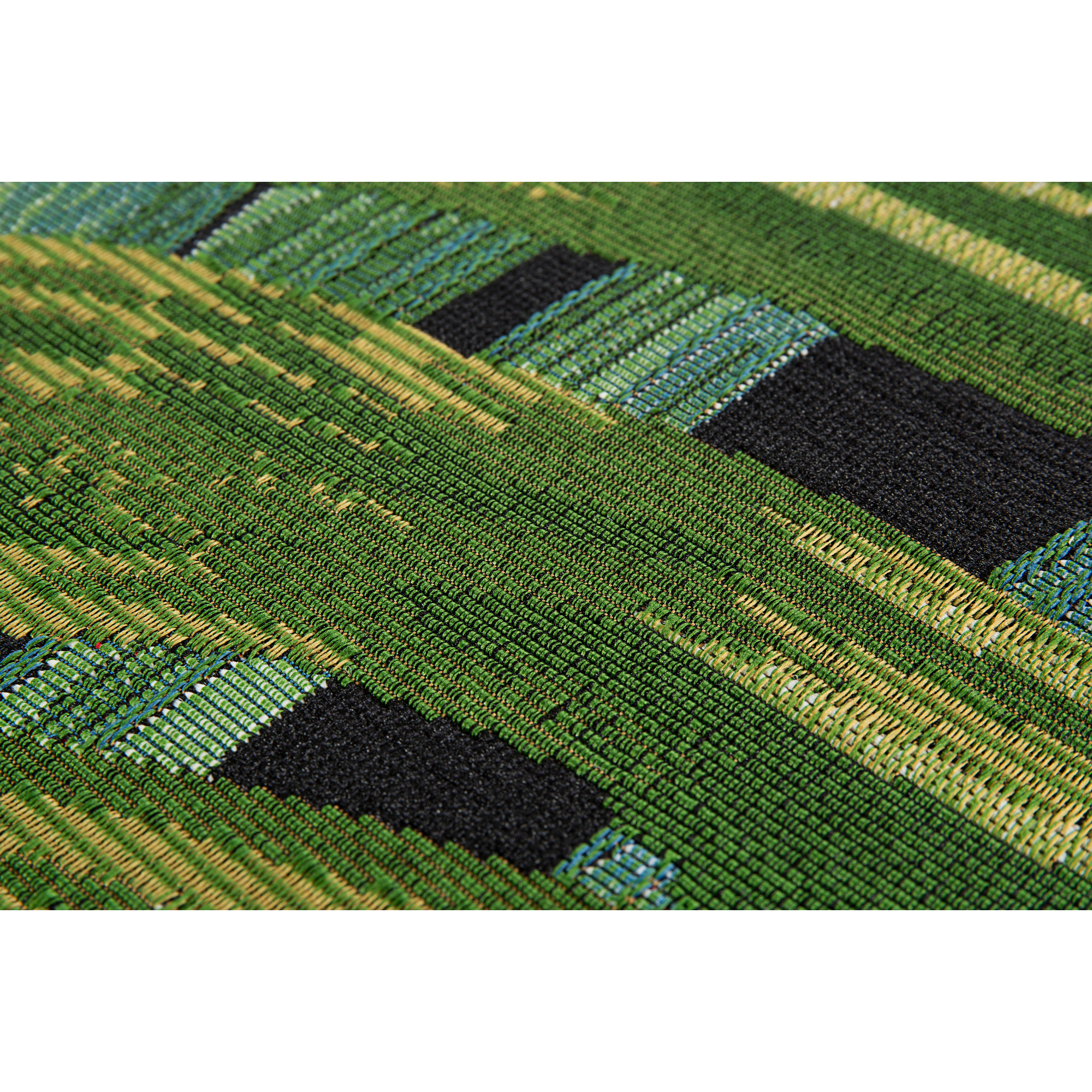Teppich 'Rosella' schwarz/grün 123 x 180 cm + product picture