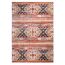 Roter Teppich Amalia mit geometrischem Muster