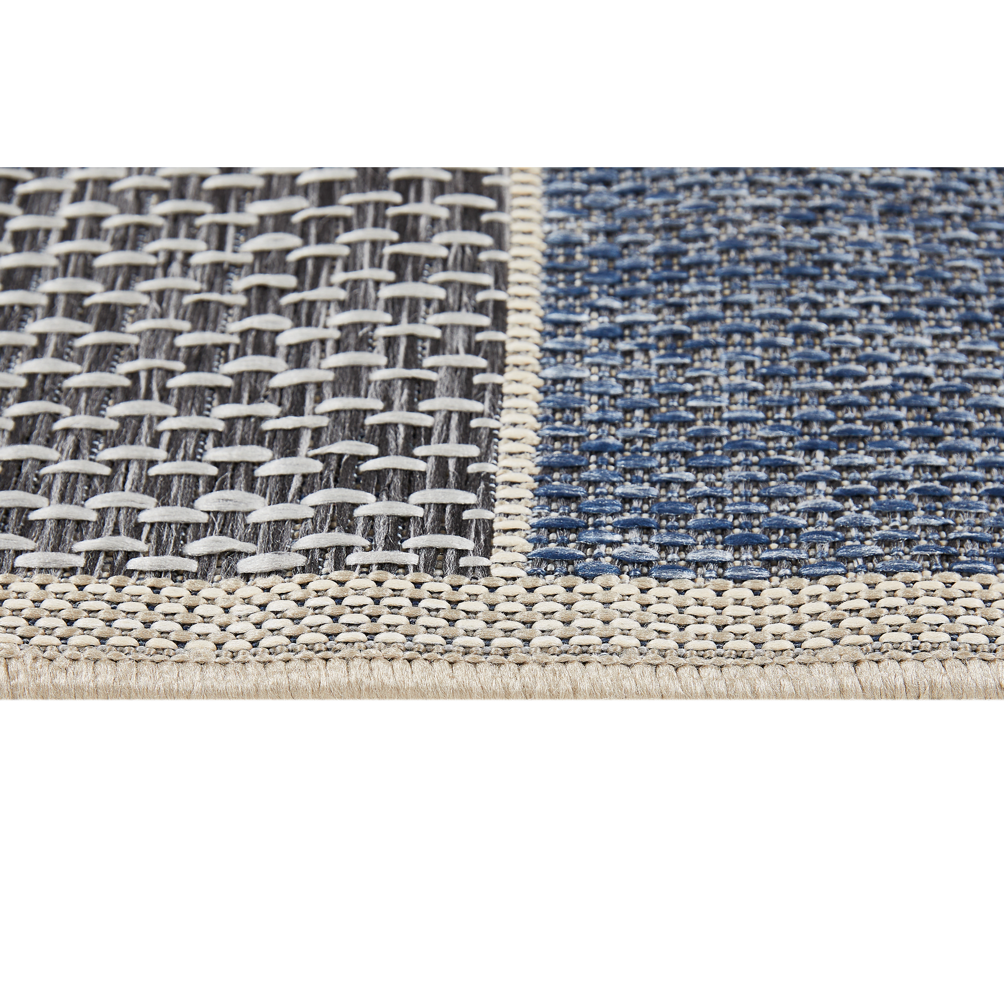 Teppich 'Claudio' beige/blau 80 x 200 cm + product picture