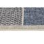 Nahaufnahme Teppich Claudio beige und blau