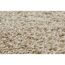 Beigefarbener Hochflor-Teppich Fen, Nahaufnahme
