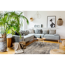 Teppich 'Svea' Ornament grau 67 x 140 cm