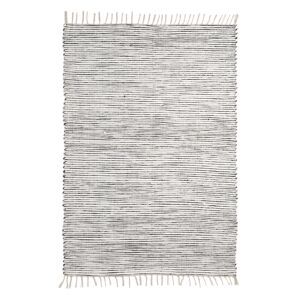 Teppich 'Valerio' schwarz/weiß 100 x 150 cm