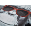 Verkleinertes Bild von Teppich 'Piet' Karl der Affe schwarz/weiß 100 x 150 cm