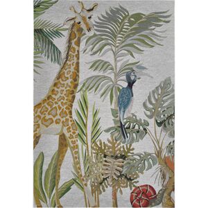 Teppich 'Lorella' Giraffe mehrfarbig 160 x 230 cm