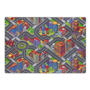 Spielteppich 'City Life' mehrfarbig 95 x 200 cm