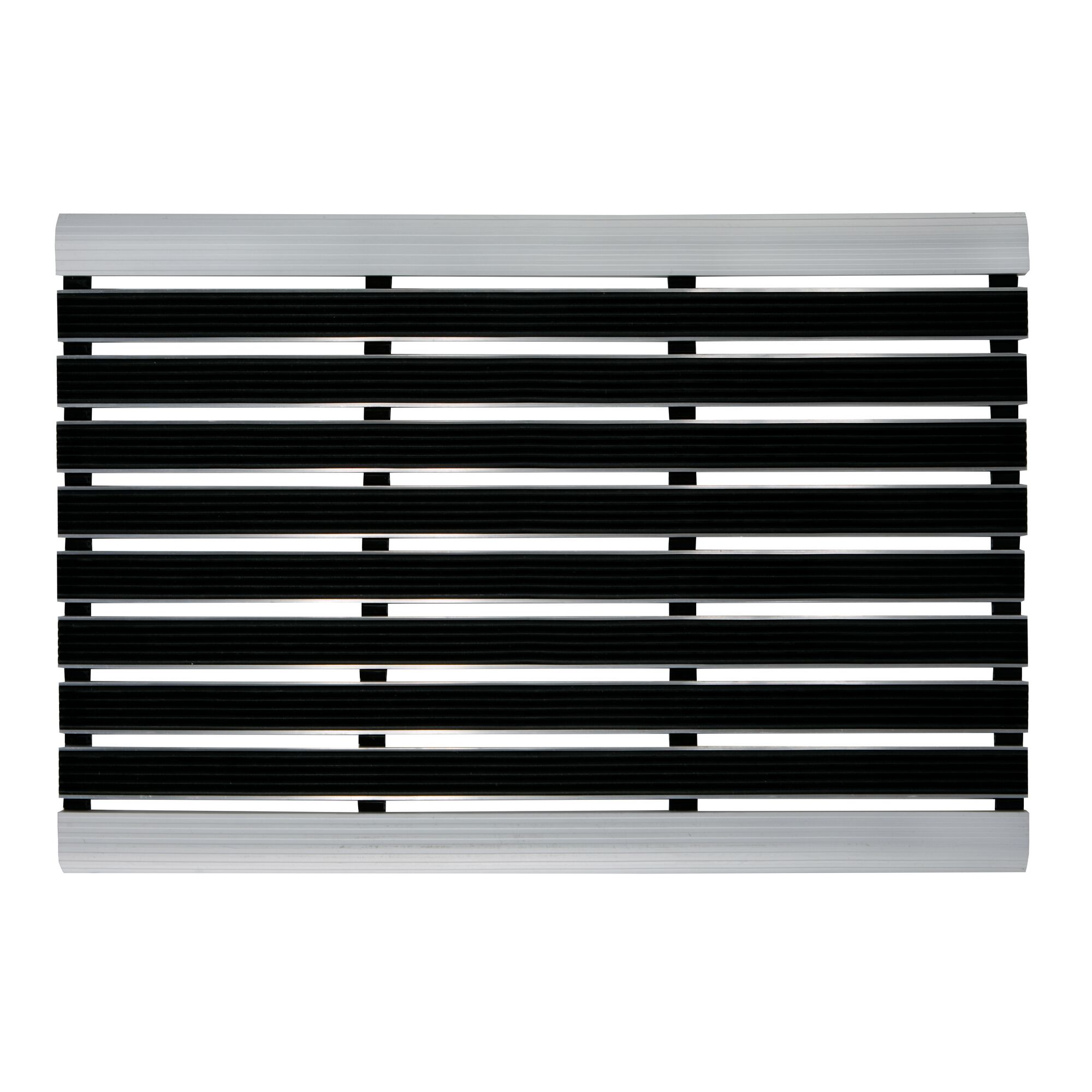 Schwarze Fußmatte Idris 40 x 60 cm