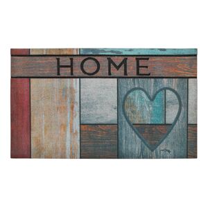 Fußmatte 'Gino' Home/Herz mehrfarbig 45 x 75 cm