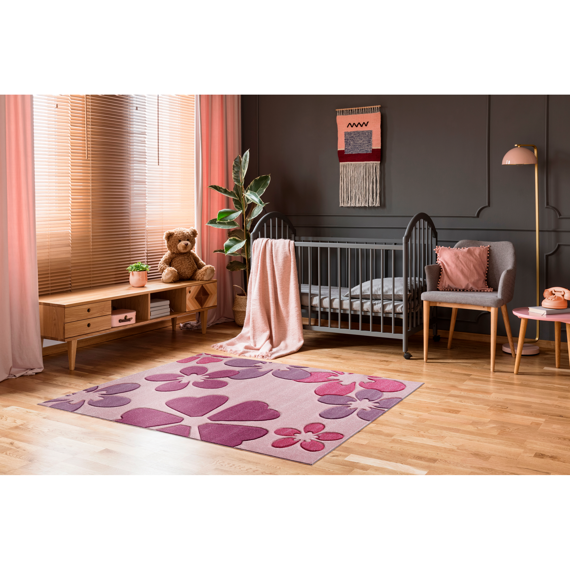 Teppich 'Lionella' light pink 150 x 80 cm + product picture