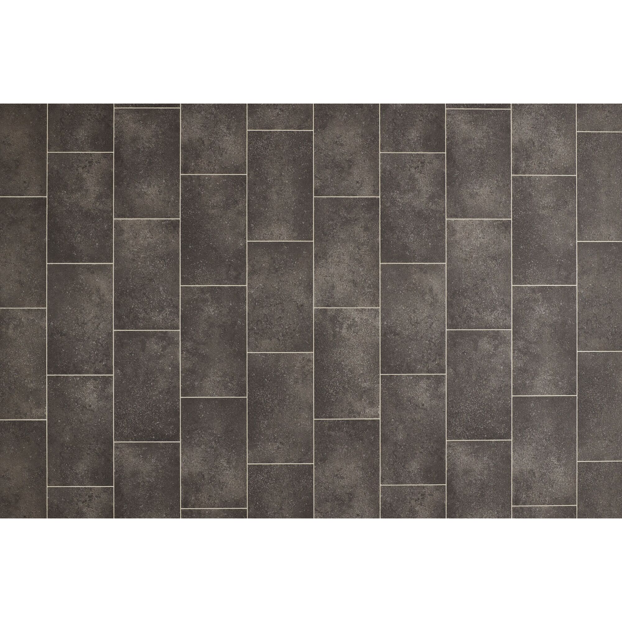 Anthrazitfarbener Fliesenboden