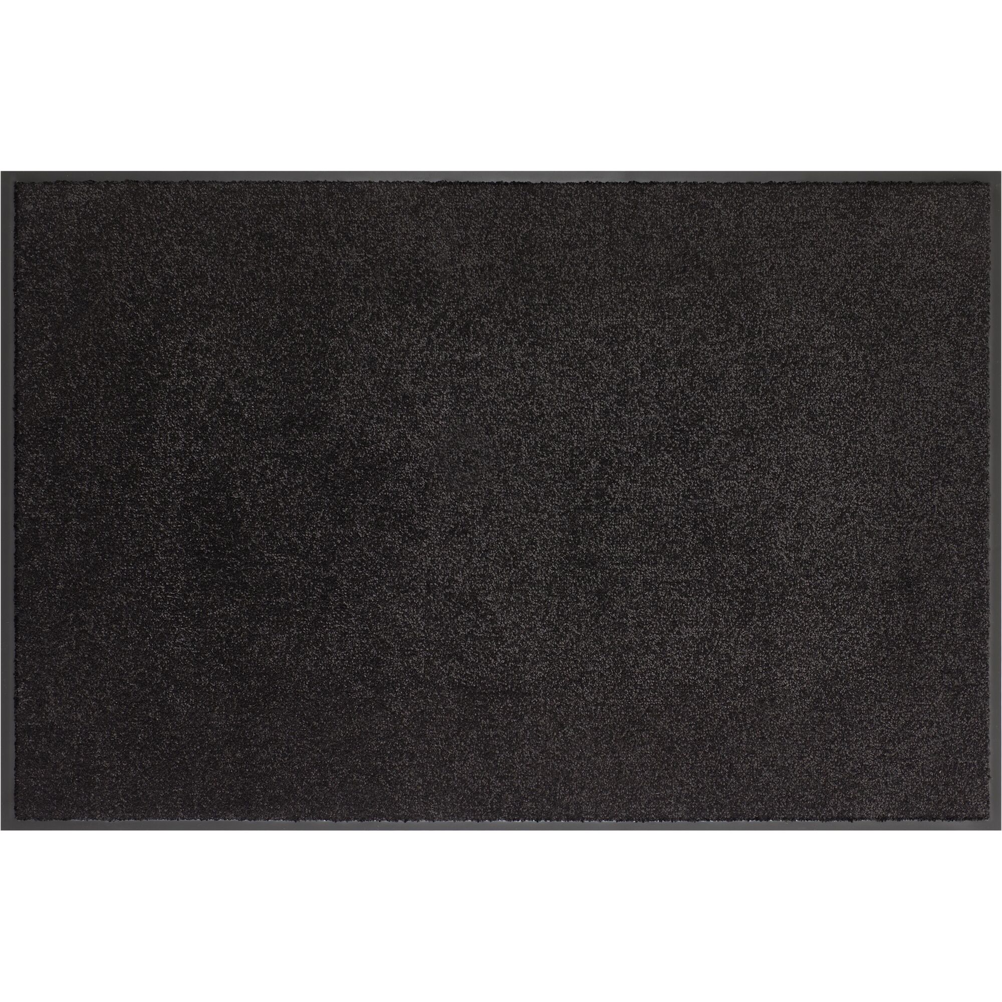 Schwarze Fussmatte